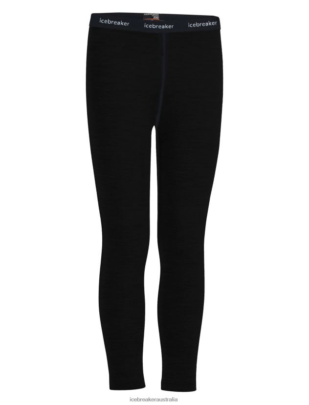 Icebreaker Kids Merino 200 Oasis Thermal LeggingsBlack 80BXXP931 Clothing Icebreaker Kids Merino 200 Oasis Thermal LeggingsBlack 80BXXP931 Clothing